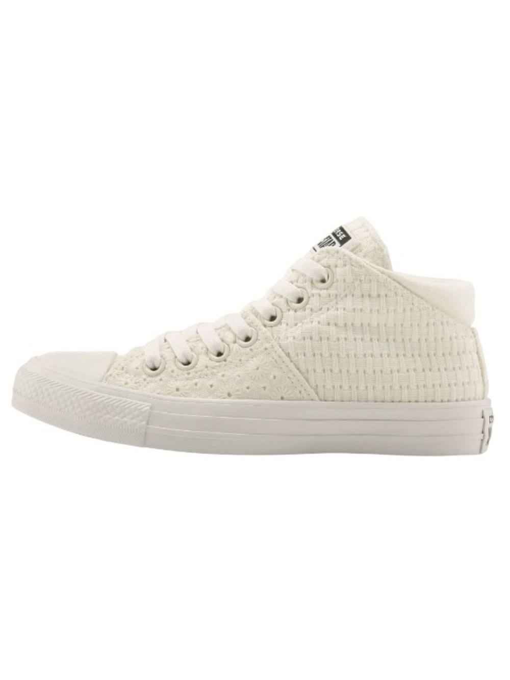 Converse CTAS Madison Mid Crochet Knit Lace Egret/Vintage White Women - Picture 5 of 8